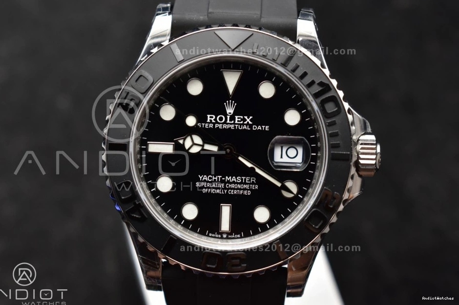 on 1213 Weight) 3D flex VS3235 42mm Bezel Black 1:1 Ceramic Yacht-Master Oyster Best 226659 V3 WaterResistant VSF (Gain Strap Edition 0202